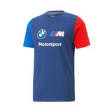 T-Shirt BMW MMS Motorsport Bleu