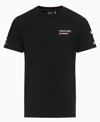 T-Shirt PORSCHE Penske Motorsport Fan Noir Unisexe