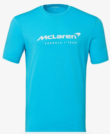 T-Shirt McLaren Miami Néon Bleu
