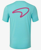T-Shirt McLaren Miami Néon Graphique Bleu Aqua