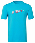 T-Shirt McLaren Miami Néon Graphique Bleu