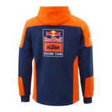 Sweat à Capuche Zip KTM Red Bull Racing Replica Navy-Orange