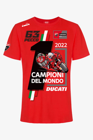 T-shirt Bagnaia Champion du Monde 2022