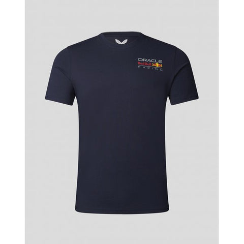 T-shirt Oracle Red Bull Racing Logo Bleu Nuit Unisexe